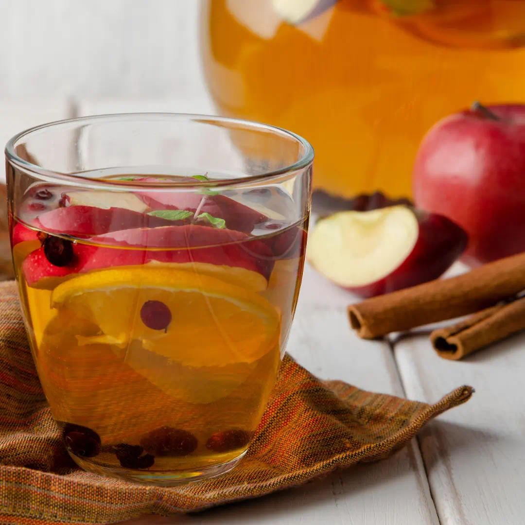 apple cider bourbon punch