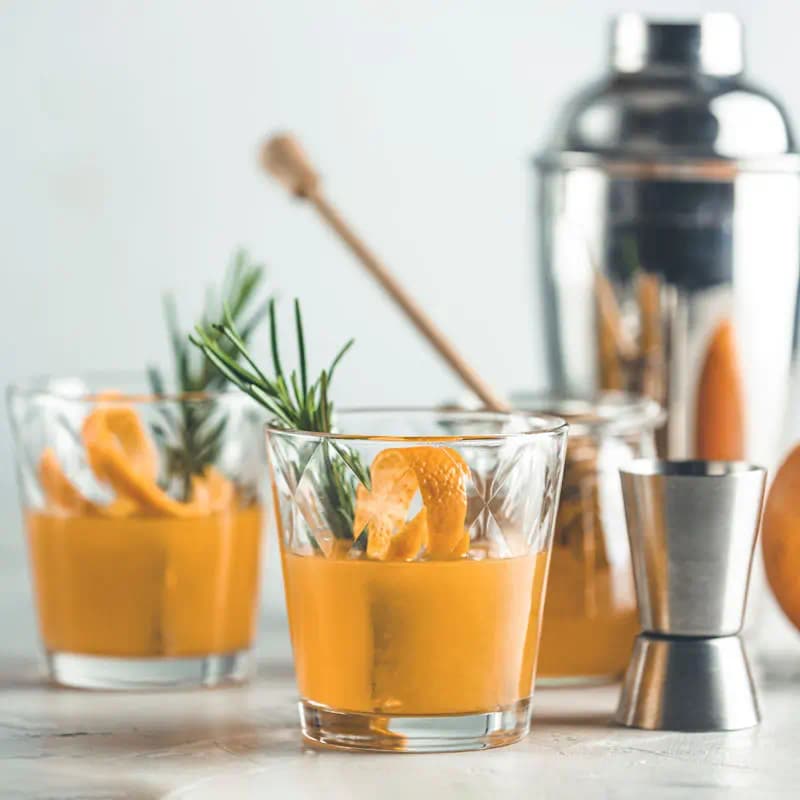 bourbon lemon rosemary cocktail