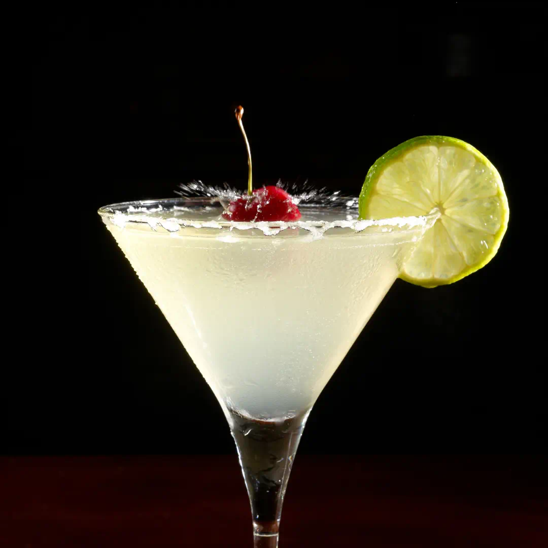 cherry lime vodka smash