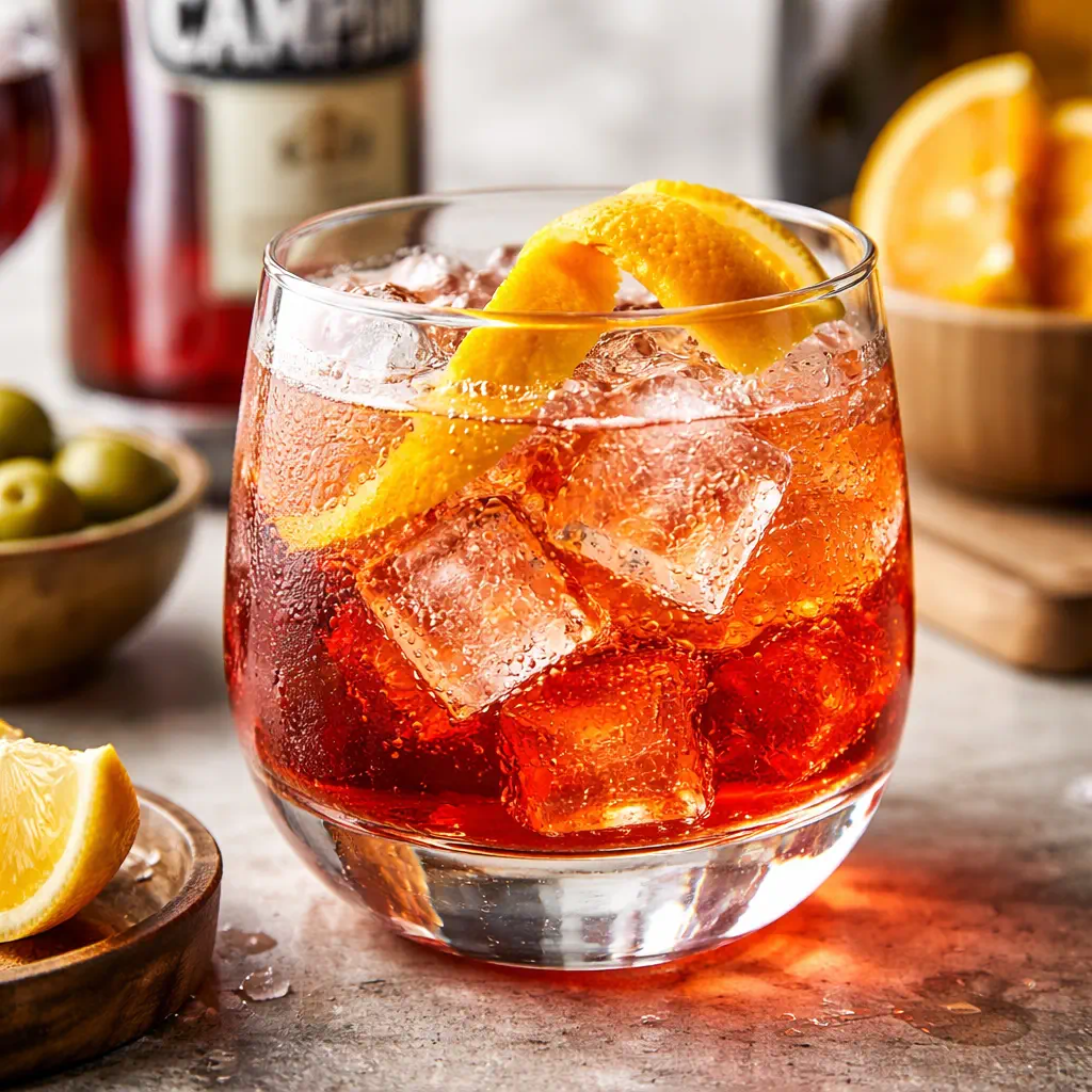 Negroni Sbagliato cocktail