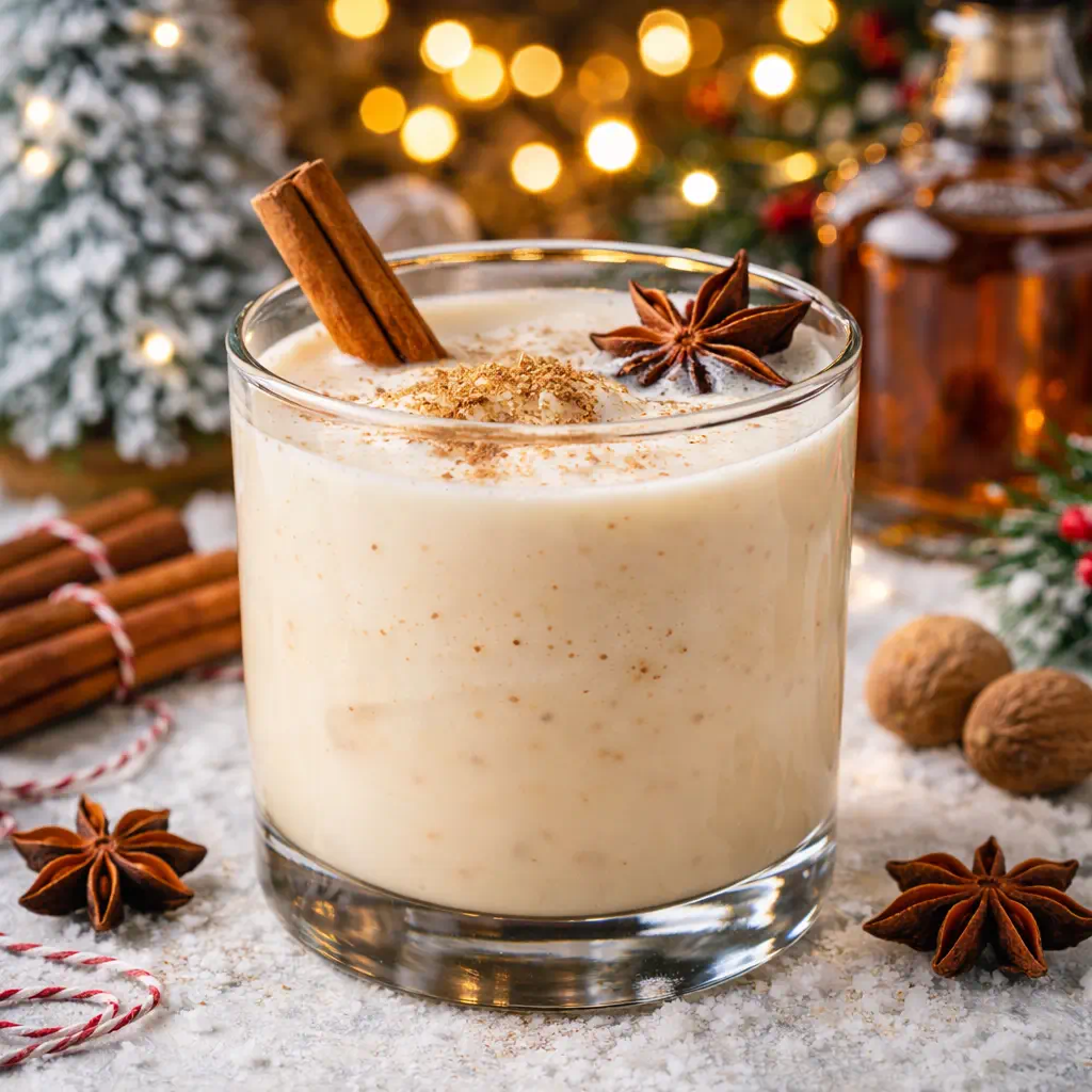 Spiced Rum Milk Punch cocktail