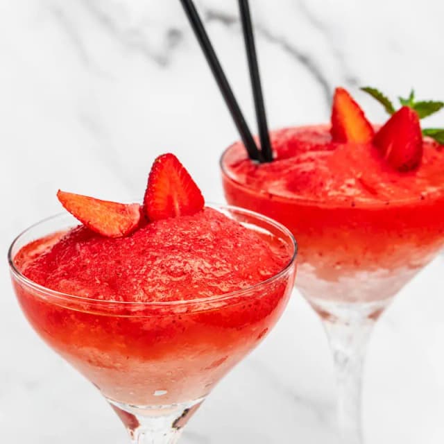 Spirits | Tequila Boozy Frozen Strawberry Lemonade | Frozen Cocktails & Party Drinks