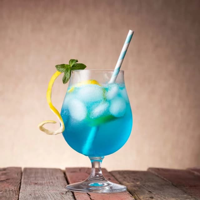Blue Motorcycle Cocktail