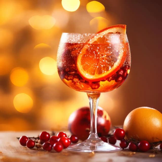 Cranberry Aperol Spritz | Aperol Cocktails | Festive & Refreshing